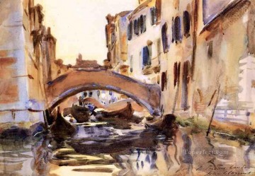 ジョン・シンガー・サージェント Painting - ベネチアの運河の風景 ジョン・シンガー・サージェント